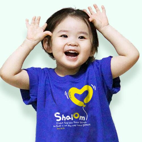 2023년 교회티 여름성경학교 The Word 단체 티셔츠 Shalom(풍선)